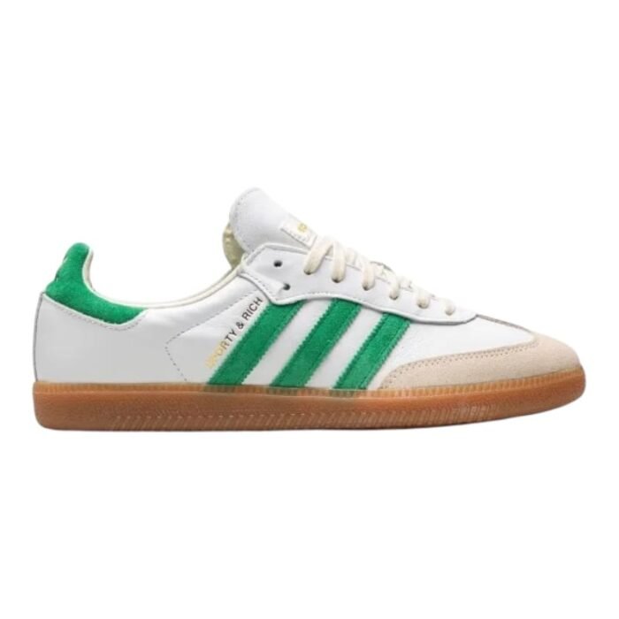 Adidas x Sporty & Rich Samba OG Cloud White Green - Image 1