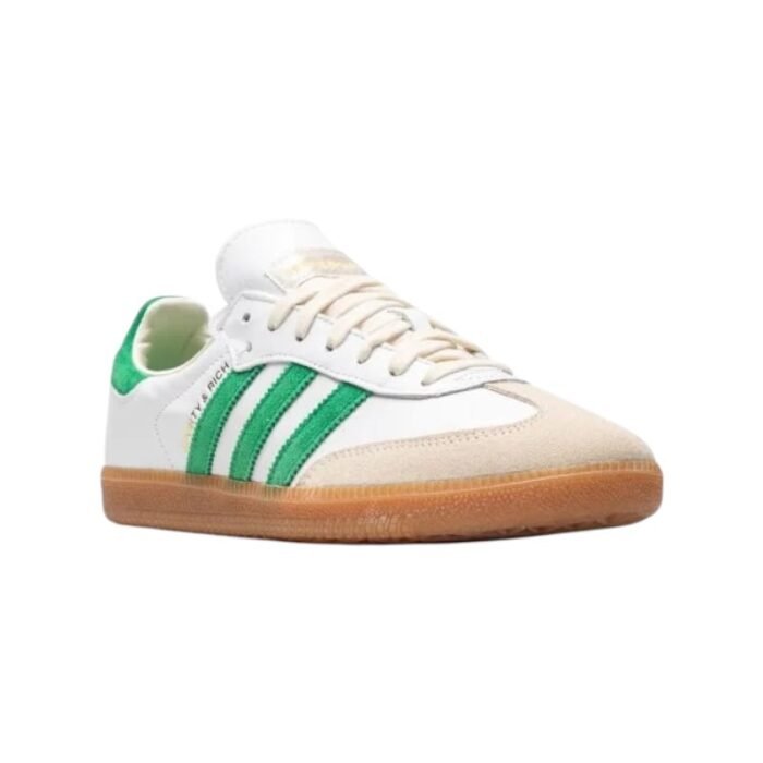 Adidas x Sporty & Rich Samba OG Cloud White Green - Image 3