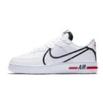 Nike Air Force 1 React – White Black Red - Image 6