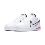 Nike Air Force 1 React – White Black Red - Image 4