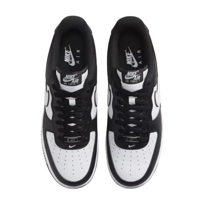 Nike Air Force 1 Low 07 – White Swoosh Panda - Image 2