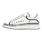 Alexander Mcqueen Oversized – White Black Outline - Image 4