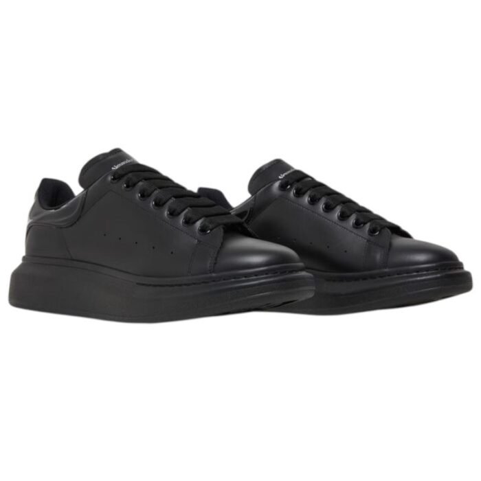 Alexander Mcqueen Oversized – Black Gloss Heel - Image 5
