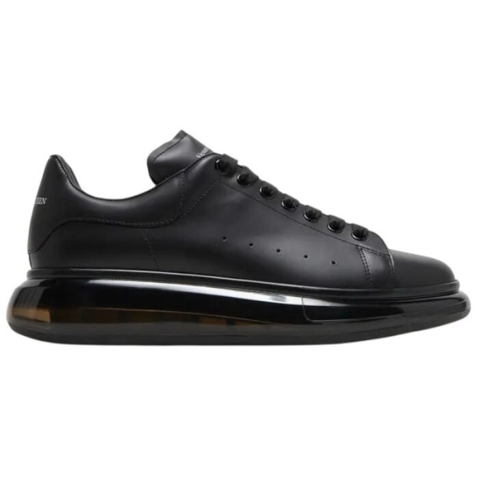 Alexander Mcqueen Oversized – Black Shiny Sole - Image 1