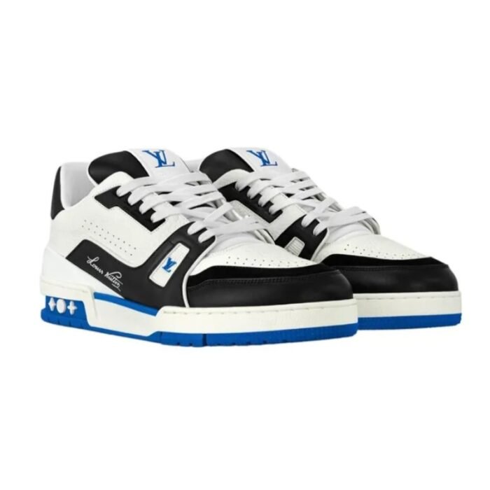 Louis Vuitton Trainer Low Top Skateboard Blue Black - Image 2
