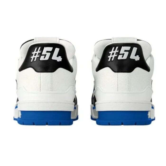 Louis Vuitton Trainer Low Top Skateboard Blue Black - Image 3