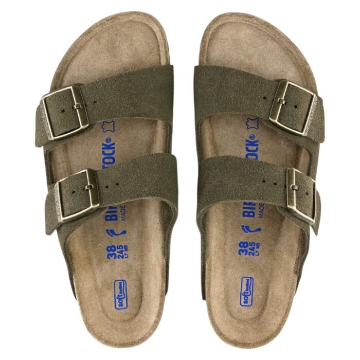 BIRKENSTOCK ARIZONA VEGAN MICROFIBER DESERT DUST THYME - Image 4