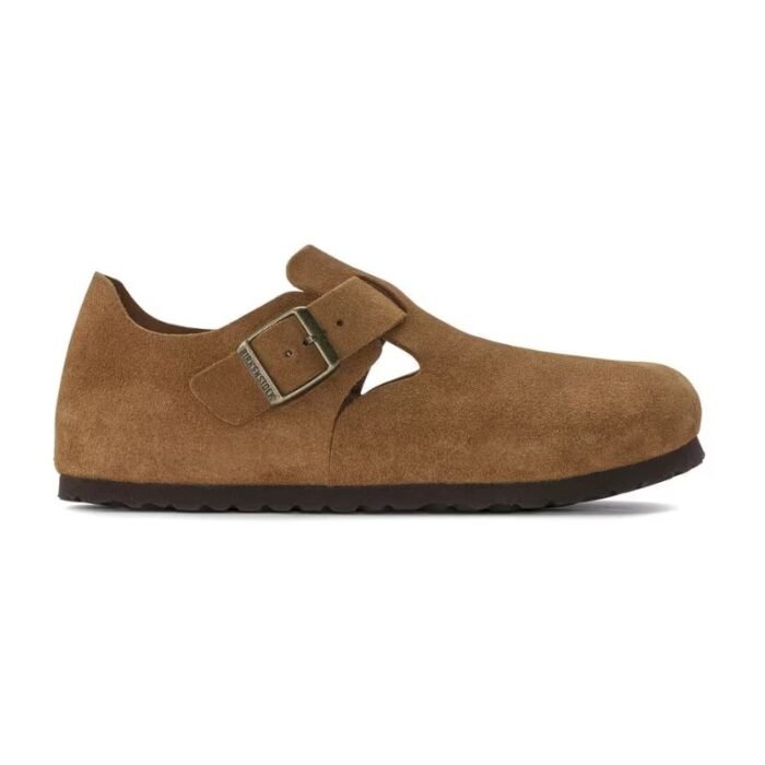 Birkenstock London – Suede Leather Mink - Image 1