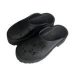Gucci Perforated GG Platform Mules - Image 3