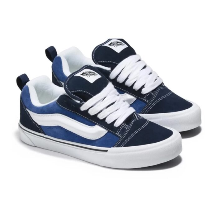 Vans Knu Skool – Navy White - Image 2