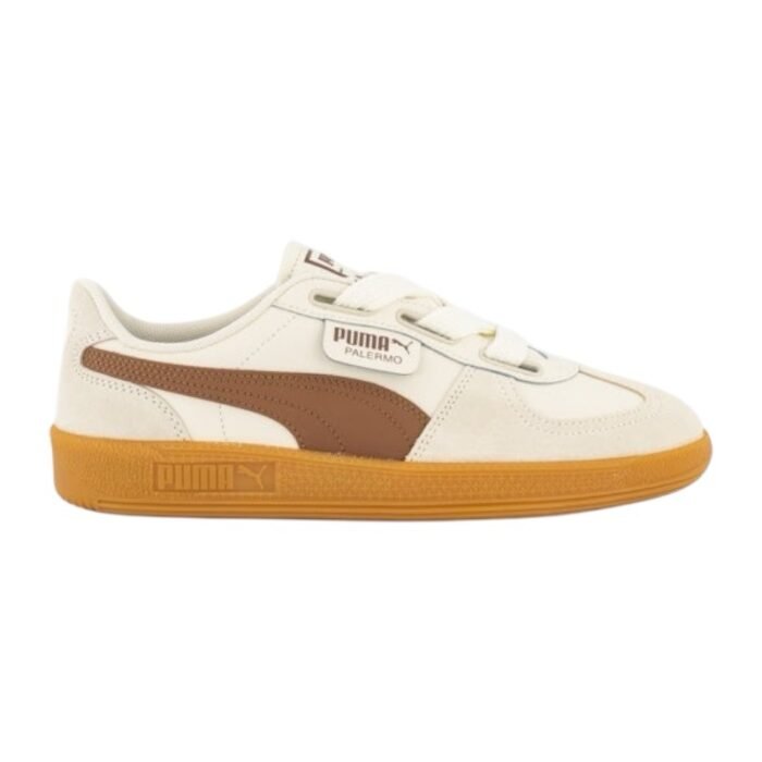 PUMA Palermo Wide Lace Sd ‘Frosted Ivory Brown Mushroom - Image 1