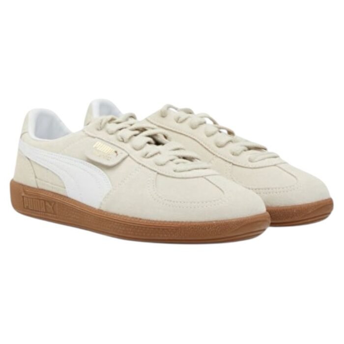 PUMA Palermo Trainers In Beige - Image 5