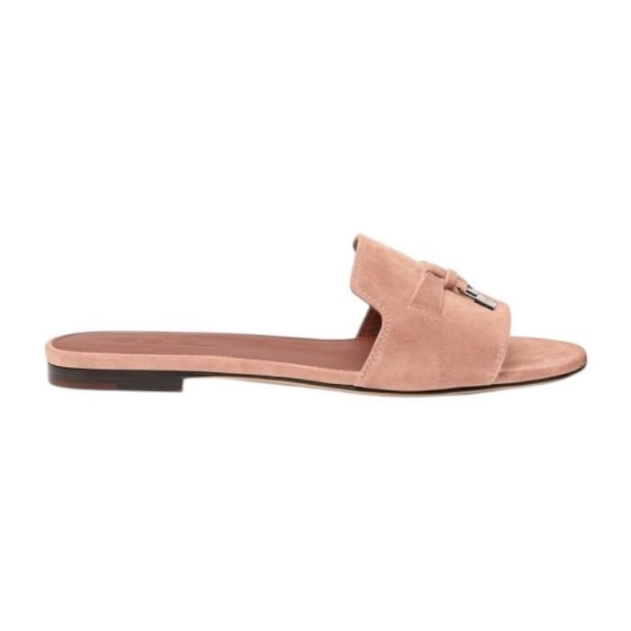 Loropiana Summer Charms Sandal Suede Goatskin Precious Rose - Image 1