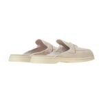 Loro Piana Charms Walk Babouche Loafer Suede Mule - Image 2