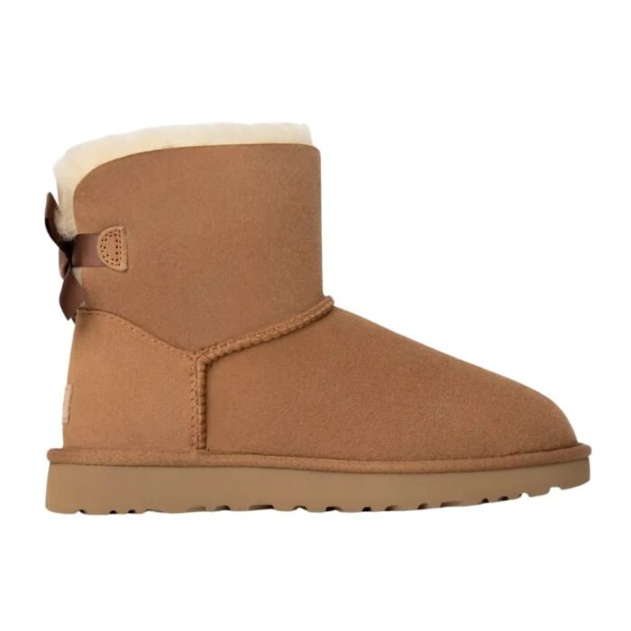 UGG Mini Bailey Bow II – Chestnut - Image 1
