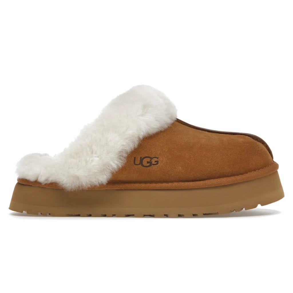 WhatsApp Image 2025-08-24 at 1.55.03 PM UGG Disquette Slipper – Chestnut - Image 1