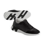 Hermes Bouncing Sneakers Black And White - Image 5