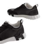 Hermes Bouncing Sneakers Black And White - Image 3