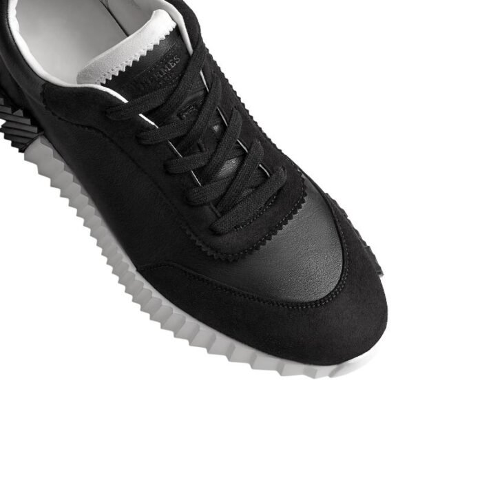 Hermes Bouncing Sneakers Black And White - Image 6