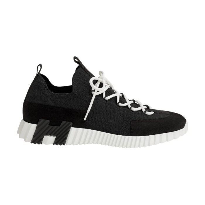Hermes Lift Slip-On Sneaker Noir / Blanc - Image 1