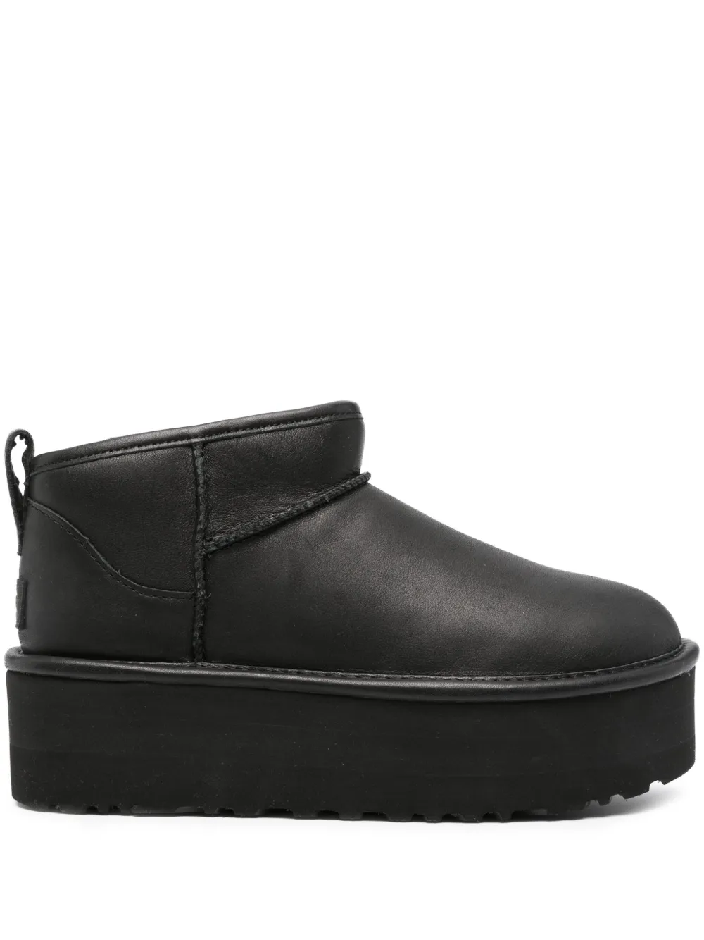 27097292_57059858_1000.jpg.webp UGG Classic Ultra Mini Platform Boot Black Leather - Image 1