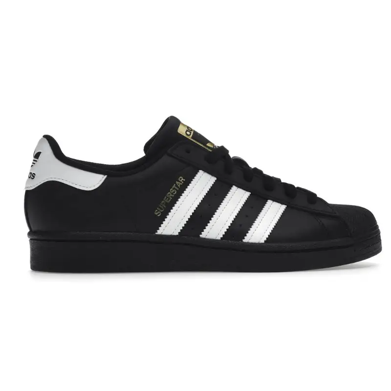 IMG_0505.webp Adidas Superstar Core – Black Cloud White Gold - Image 1
