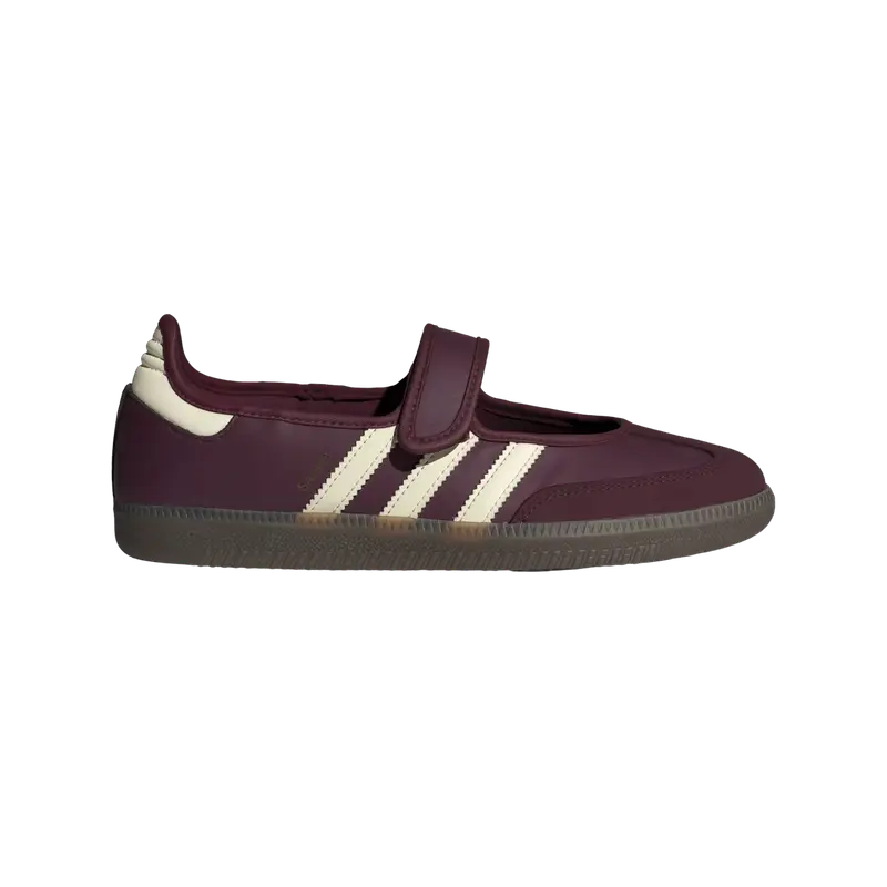 IMG_1039.webp Adidas Samba Jane Maroon / Cream White - Image 1