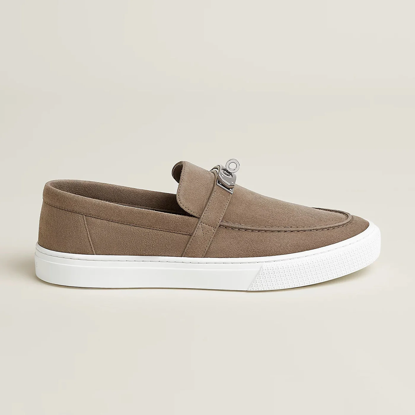 IMG_4851.webp Hermes Game slip-on sneaker - Beige - Image 1