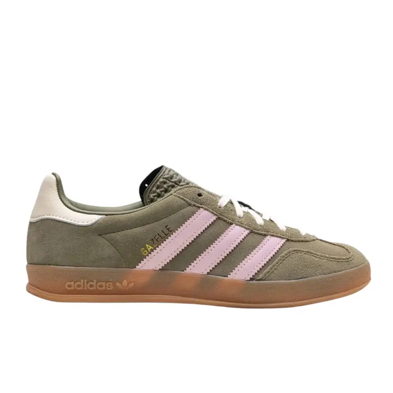 IMG_5489.webp Adidas Gazelle indoor olive pink - Image 1