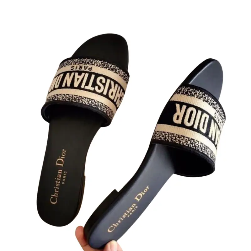 IMG_7587.webp Christian Dior Flat Black Printed Dior - Image 1