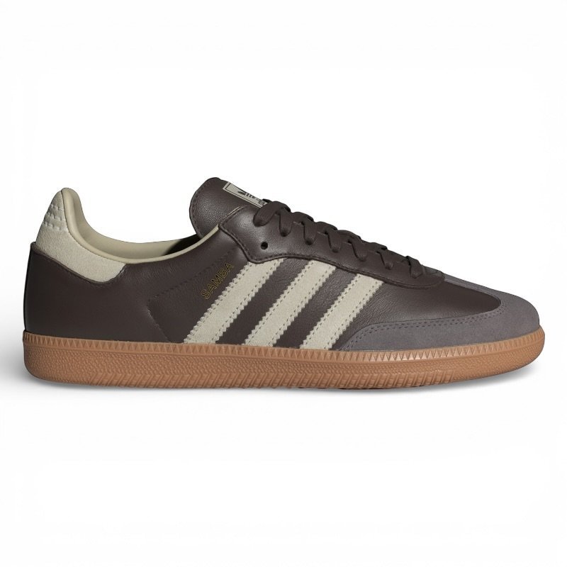 IMG_8069.jpeg Adidas Samba OG “Brown/Putty Grey” Sneakers | Brown - Image 1