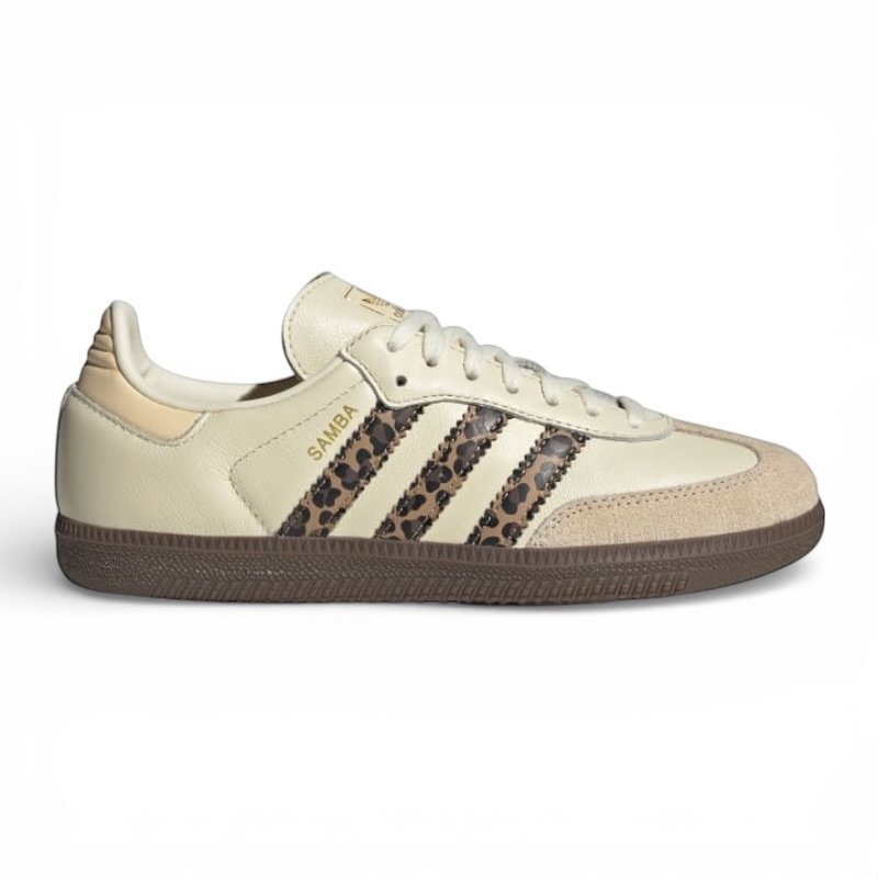 IMG_8084.jpeg Adidas Samba OG GS Leopard Cream White - Image 1