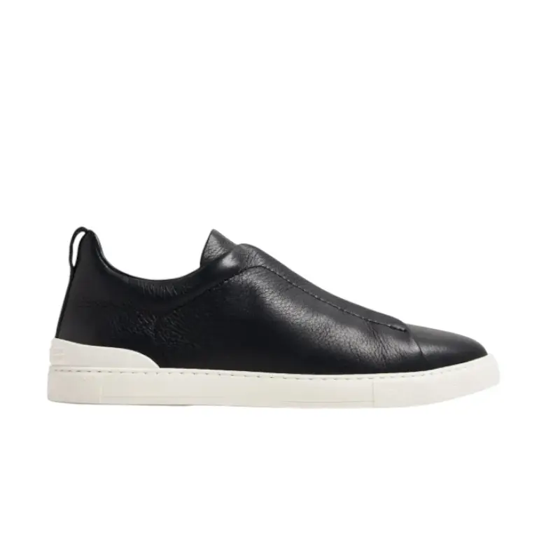IMG_8481.webp Zegna Triple Stitch Black - Image 1