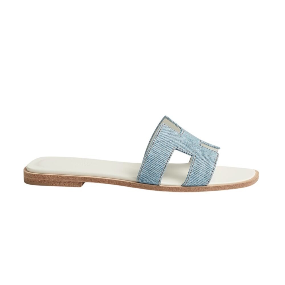 Photoroom_20250516_195319.jpeg Hermes Oran sandal Bleu Clair - Image 1