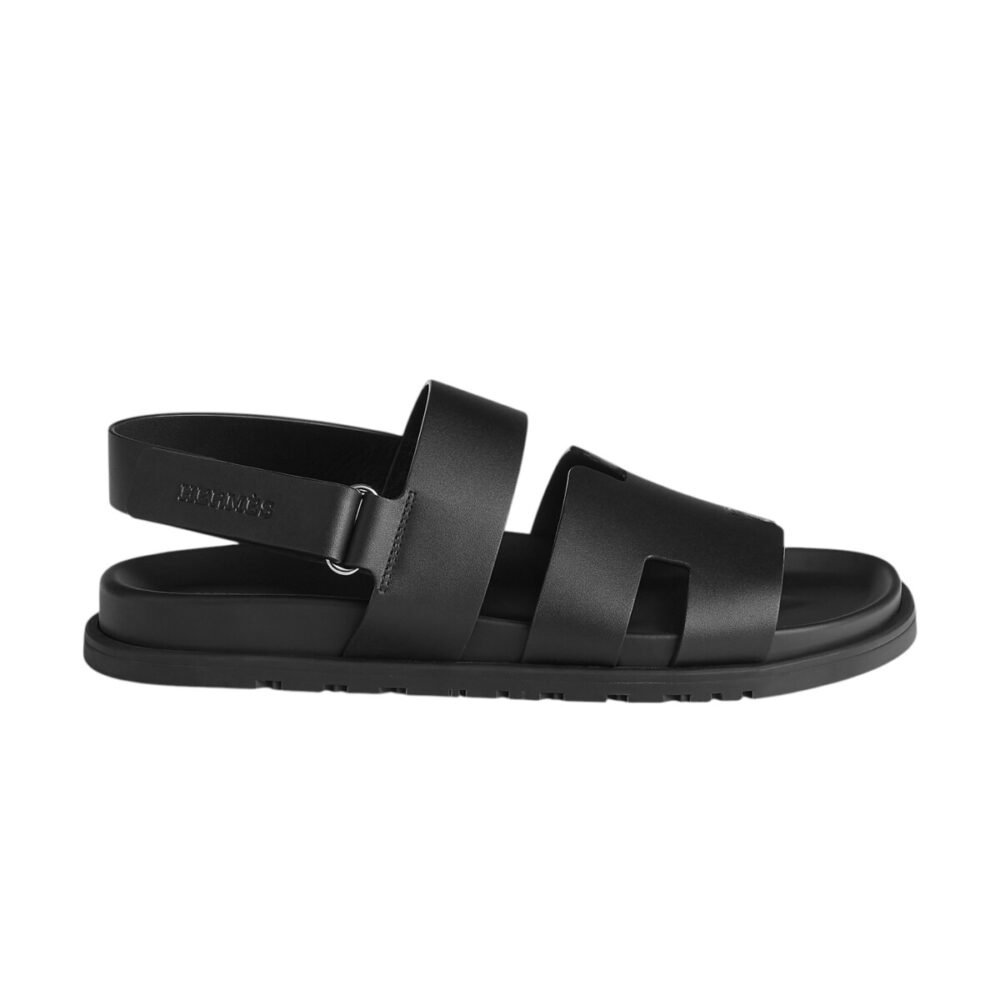 genius-sandal-231695ZH02-worn-3-0-0-800-800_g-Photoroom.jpg Hermes Genius sandal Noir - Image 1